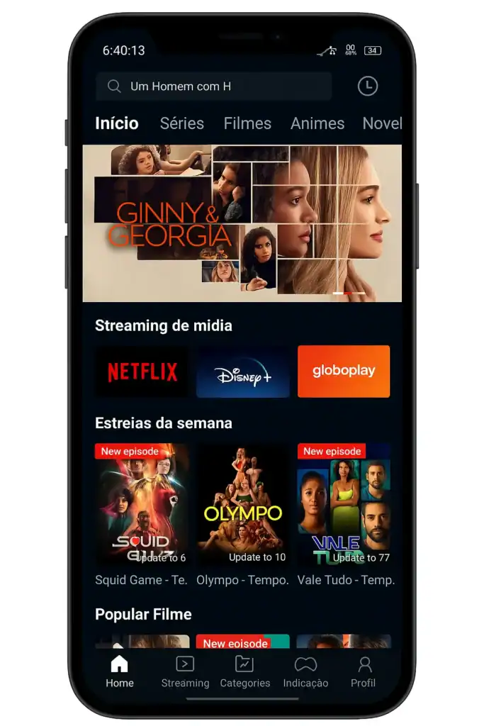 Baixar cinema apk grátis, versão mais recente (v4.0.6) em 2025 (SEM ADS) 3 Watch popular movies and series on Cinema APK app with free streaming, reliable media sources, and the latest releases for entertainment.